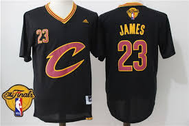 The cavaliers will once again wear their black sleeved jerseys against the warriors in game 7 of the nba finals on sunday. Men S Cleveland Cavaliers Lebron James 23 2016 The Nba Finals Patch New Black Short Sleeved Jersey On Sale For Cheap Wholesale From China