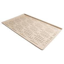 If you're putting in a new kitchen, you'll need to also install a new sink. Xtreme Mats 28 In X 22 In Beige Kitchen Depth Under Sink Cabinet Mat Drip Tray Shelf Liner Cm 30 Beige The Home Depot