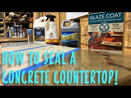 sealing concrete countertops with tung