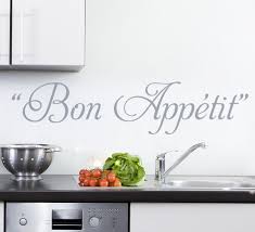 Bon Appetit Kitchen Wall Art Sticker