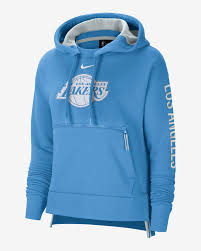 The lids lakers pro shop has all the authentic lakers jerseys, hats, tees, conference champions apparel and more at www.lids.com. Los Angeles Lakers City Edition Courtside Women S Nike Nba Pullover Hoodie Nike Ma