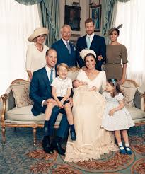 Royal Family Portraits For Prince Louis Christening