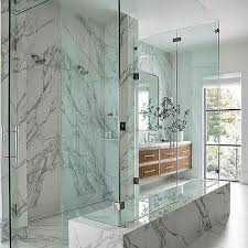 Large Glass Walk In Shower With His And