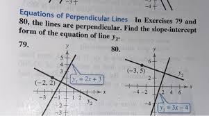 Perpendicular Lines In Exercises 79