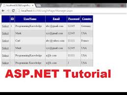asp net tutorial 4 how to create a