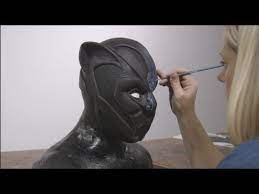 Apply a thin coat allowing the black to show through. Black Panther Cake In 60 Seconds Youtube