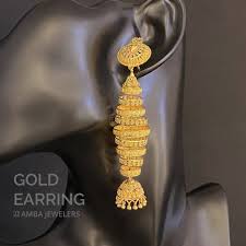 gold earrings amba jewelers