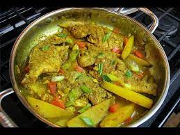 curry fish with green mango