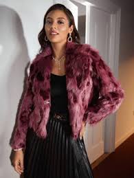 Women Faux Fur Coats Womens Women