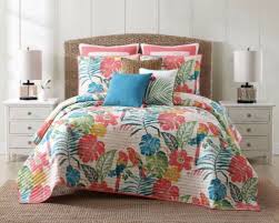 Tropical Comforter Set King Quilt