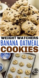 Space each cookie an inch or so apart. Weight Watchers Banana Oatmeal Cookies Life Is Sweeter By Design