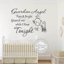 Guardian Angel Nursery Wall Sticker