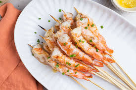 grilled garlic shrimp skewers recipe