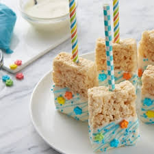 These rice krispies treats are even better than the ones from the package. Amazon Com Rice Krispies Treats Marshmallow Snack Bars Kids Snacks School Lunch Birthday Cake 10 9oz Box 14 Bars