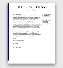 free cover letter templates for word