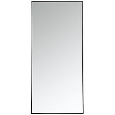 contemporary metal frame mirror