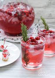 cranberry holiday punch holiday drink