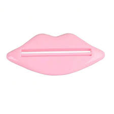 5pcs pink lips shaped hand operated