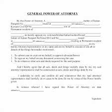 Power Of Attorney Template How To Write Power Attorney Letter Letter