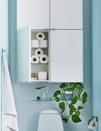 Shelf with plenty of capacity for storage of multiple towels. Small Bathroom Best Wall Shelves Storage Ideas Apartment Therapy
