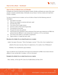 Easybib handout How to Cite the Bible in MLA  