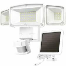 Solar Security Light Outdoor 1500lm Solar Led Motion Sensor 5000k White Light 7445045367382 Ebay