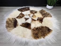 genuine sheepskin rug pets friendly ebay