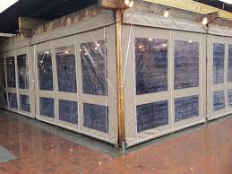 Commercial Drop Curtains Enclosures