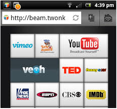 twonky beam app on your android device