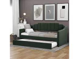 trundle sofa bed wood bed frame