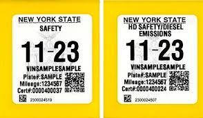dmv gives vehicle inspection stickers