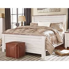 White Washed Bed Frame Flash S 53