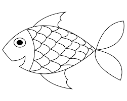 coloring pages rainbow fish sheet free