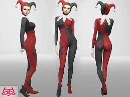 the sims resource harley quinn outfit