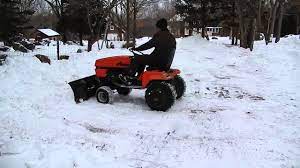 snow plowing with the ariens gt 20