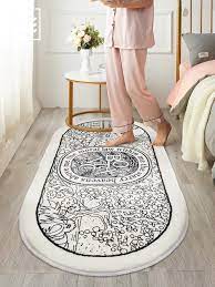 jual luxury carpet oval bedside bedroom