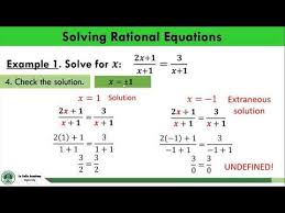Solving Rational Equations Part 3