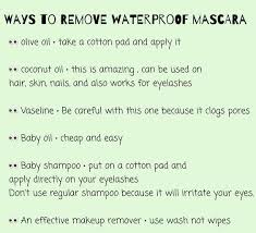 remove mascara