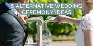 There will generally be a decorative cross, and a holder with a cross outline. 5 Alternative Wedding Ceremony Ideas L Unity Ceremony Weddings