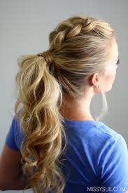 In this video, i share with you how to braid your hair into a pony tail braid. 11 Braided Ponytail Tutorials Perfect For Fall Hair Styles Mohawk Ponytail Long Hair Styles