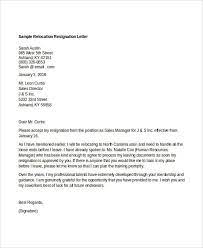 10 free relocation resignation letters