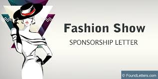 fashion show sponsorship letter