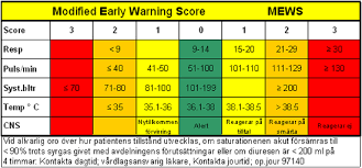 Modified Early Warning Score Nursing Crib