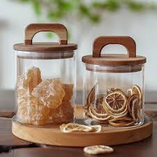 1000ml Glass Storage Jar Airtight Lid