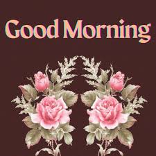 good morning flowers gif images
