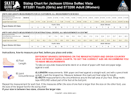 Jackson Mystique Size Chart Uk Best Picture Of Chart