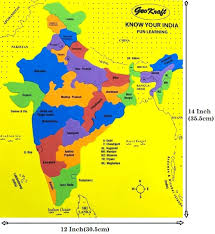 eva foam floor puzzle india map state