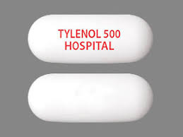 Tylenol 500 Hospital Pill Images White Capsule Shape
