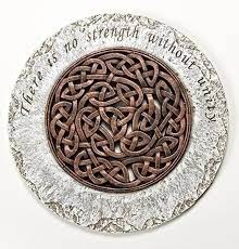 Celtic Knot Round Stepping Stone