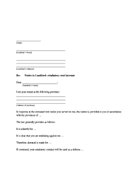 16 Printable Rent Increase Letter Pdf Forms And Templates